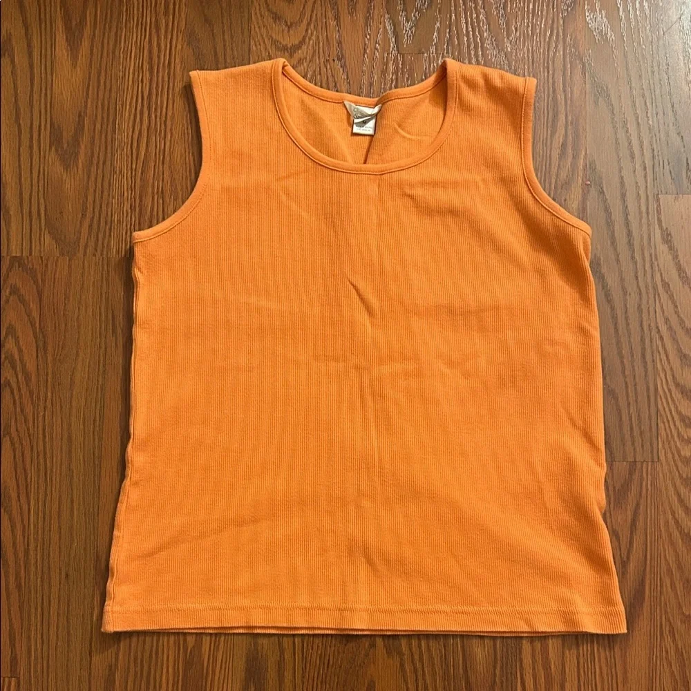 Christopher & Banks Orange Tank Top - Picture 1 of 7